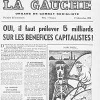 Collection du journal "La Gauche"